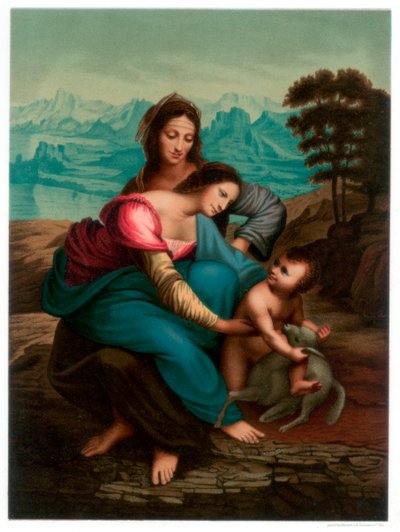 La Virgen y el Niño con Santa Ana, c1510 de Franz Kellerhoven
