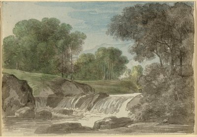paisaje de árboles de Franz Kobell