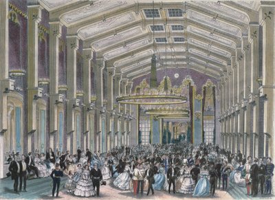 Sophien-Bad-Saal, un baile de corte en el Palacio de Hofburg, Viena de Franz Kollarz