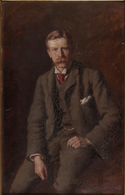 Retrato de Henry Straker, 1890 de Franz Kops