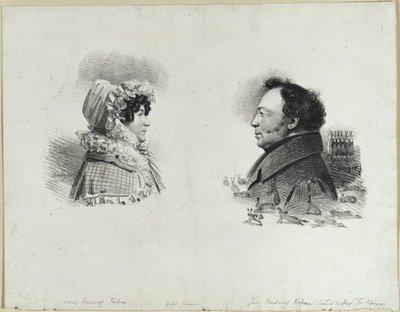 El consejero Kühne y su esposa de Franz Krüger