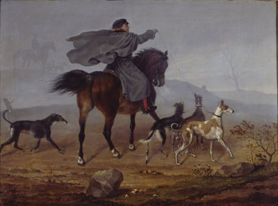 Salida a caballo para cazar de Franz Krüger