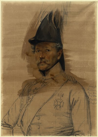El general August Wilhelm von Neumann de Franz Krüger