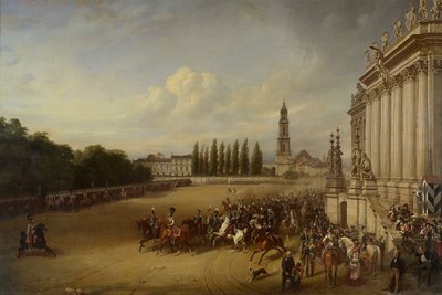 Desfile en Potsdam en el año 1817 de Franz Krüger