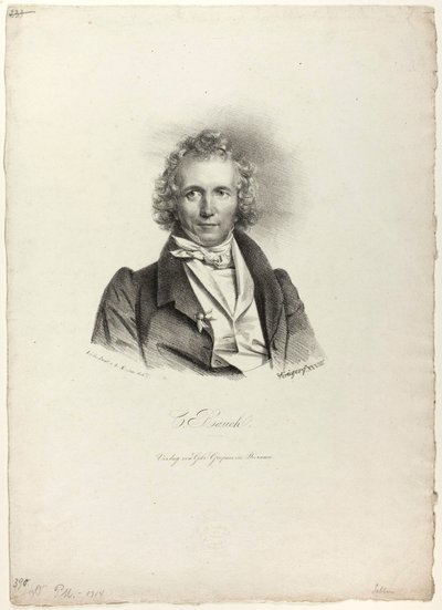 Retrato del escultor Rauch de Franz Krüger