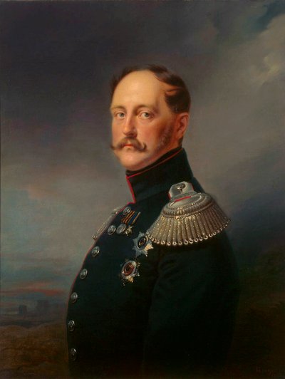 Retrato del Emperador Nicolás I de Franz Kruguer