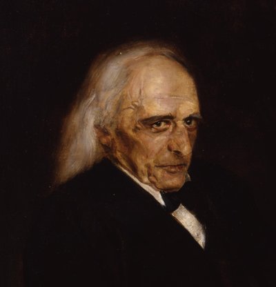 Retrato de Theodor Mommsen 1817-1903 (detalle), 1897 de Franz von Lenbach