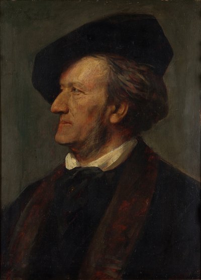 Retrato del compositor Richard Wagner 1813-1883 de Franz von Lenbach