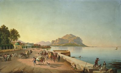 Un paseo en Palermo de Franz Ludwig Catel