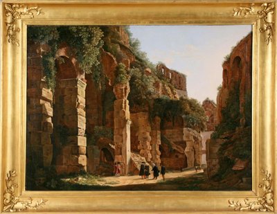 Dentro del Coliseo, c. 1823 de Franz Ludwig Catel