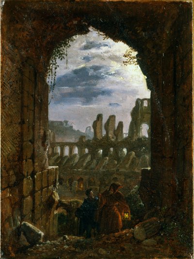 El Coliseo a la luz de la luna, c.1826-30 de Franz Ludwig Catel