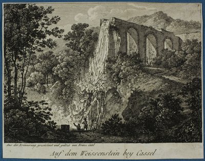 Vista del Weissenstein cerca de Cassel de Franz Ludwig Catel