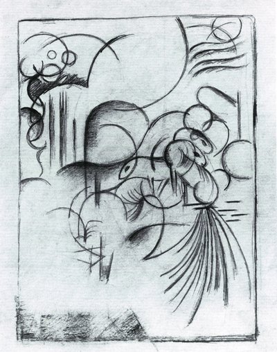 Composición abstracta de Franz Marc
