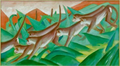 Friso de monos de Franz Marc