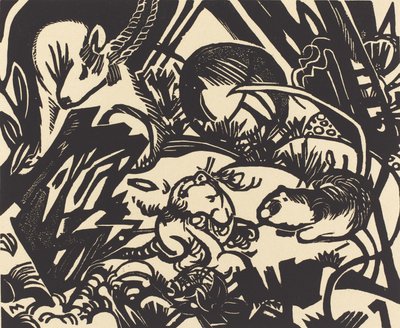 Leyenda Animal (Tierlegende) de Franz Marc