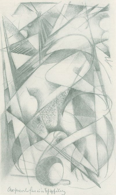 Arsenal para una creación de Franz Marc
