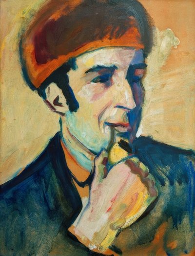 Retrato de Franz Marc de Franz Marc