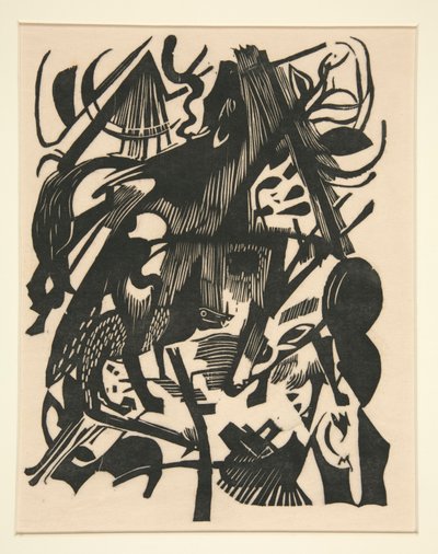 Nacimiento de los Lobos. de Franz Marc