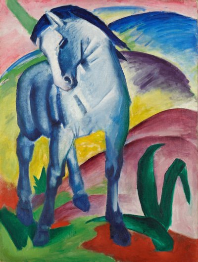 Caballo Azul I de Franz Marc