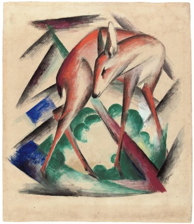 Ciervo, 1912 de Franz Marc