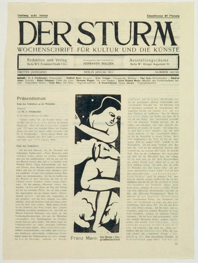 la pastora de Franz Marc