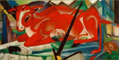 La vaca del mundo de Franz Marc