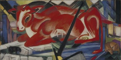 La vaca del mundo de Franz Marc