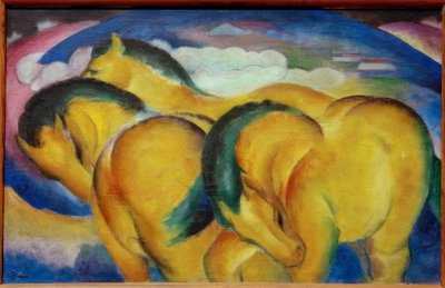 Los pequeños caballos amarillos de Franz Marc