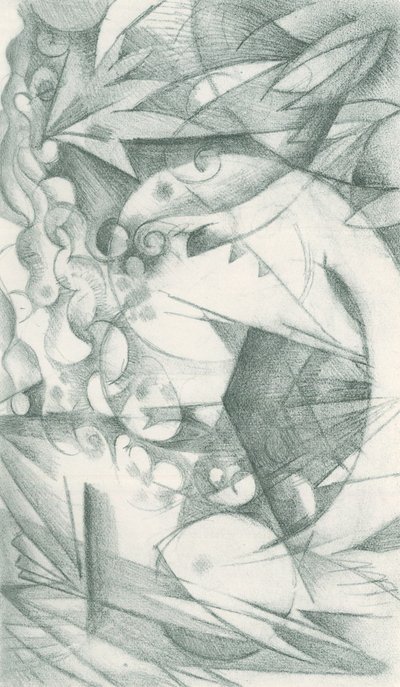 Franz Marc - Cuaderno de bocetos del campo - Lámina 18 de Franz Marc