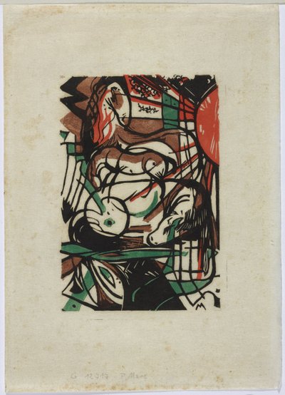 nacimiento de caballos de Franz Marc