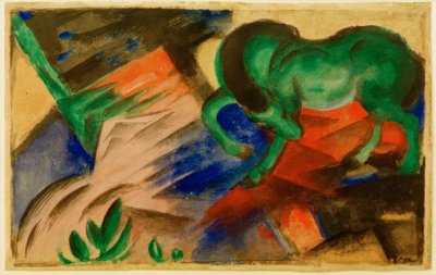 Caballo verde de Franz Marc