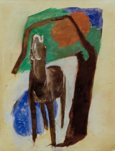 Caballo quejumbroso de Franz Marc
