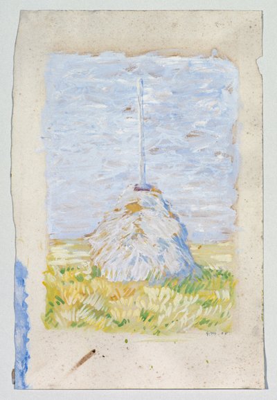 Pequeña sentadilla de caña cerca de Brunnenbach de Franz Marc