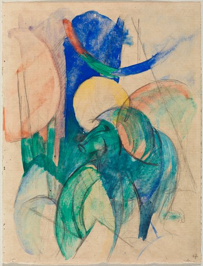 Mandrill de Franz Marc