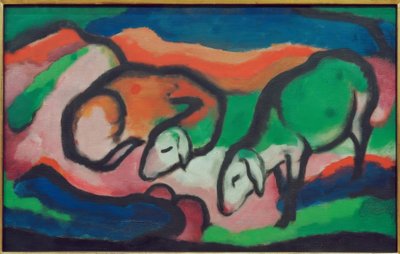 Ovejas de Franz Marc