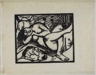 pastora durmiente de Franz Marc