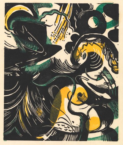 Historia de la creación II de Franz Marc
