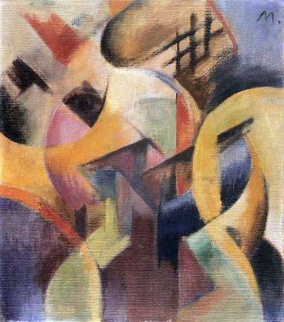 Pequeña composición I de Franz Marc