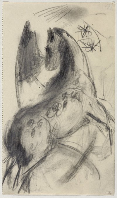 caballo de salto de Franz Marc