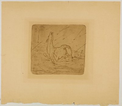 ciervo moribundo de Franz Marc