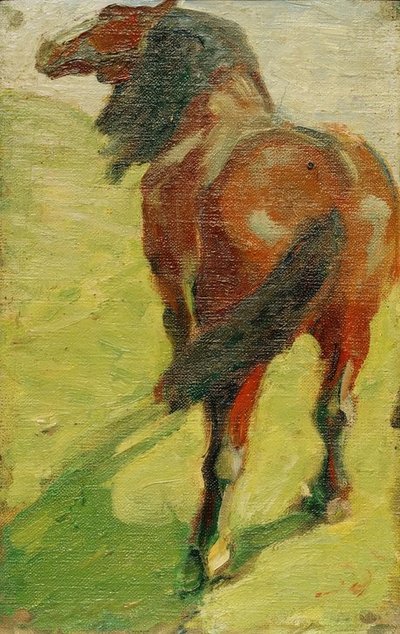 Estudio de un caballo de Franz Marc