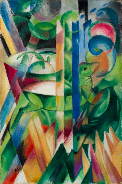 Las pequeñas cabras montesas de Franz Marc