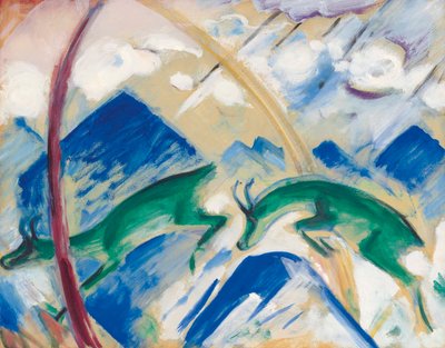 El Sarrio, 1911 de Franz Marc