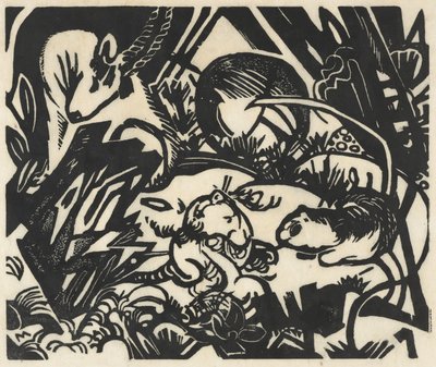 Tierlegende (Leyenda Animal) de Franz Marc