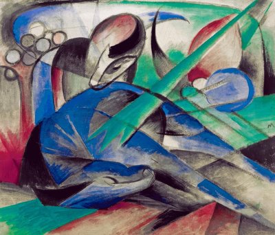 Caballo soñador de Franz Marc
