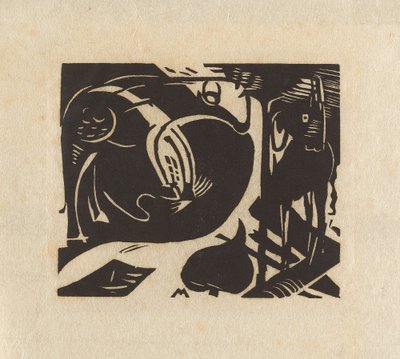 Dos animales míticos de Franz Marc