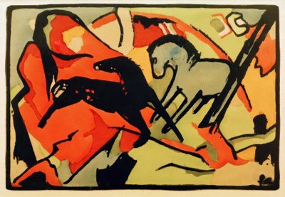 Dos caballos de Franz Marc
