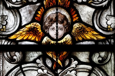 Ángel, c1920 (vidriera) de Franz Mayer