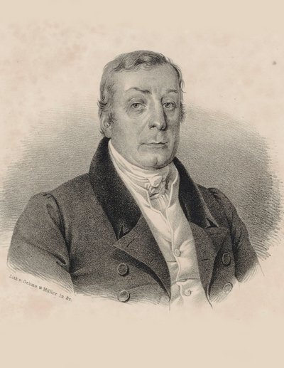 Retrato del director y compositor Joseph Weigl 1766-1846, c. 1830 de Franz Oehme