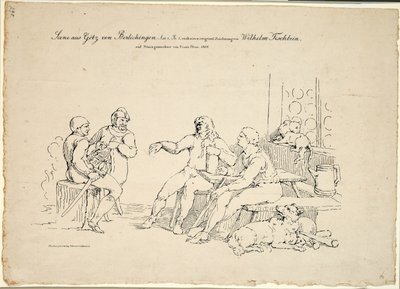 Acto 1, Escena 1 de Götz von Berlichingen de Franz Pforr